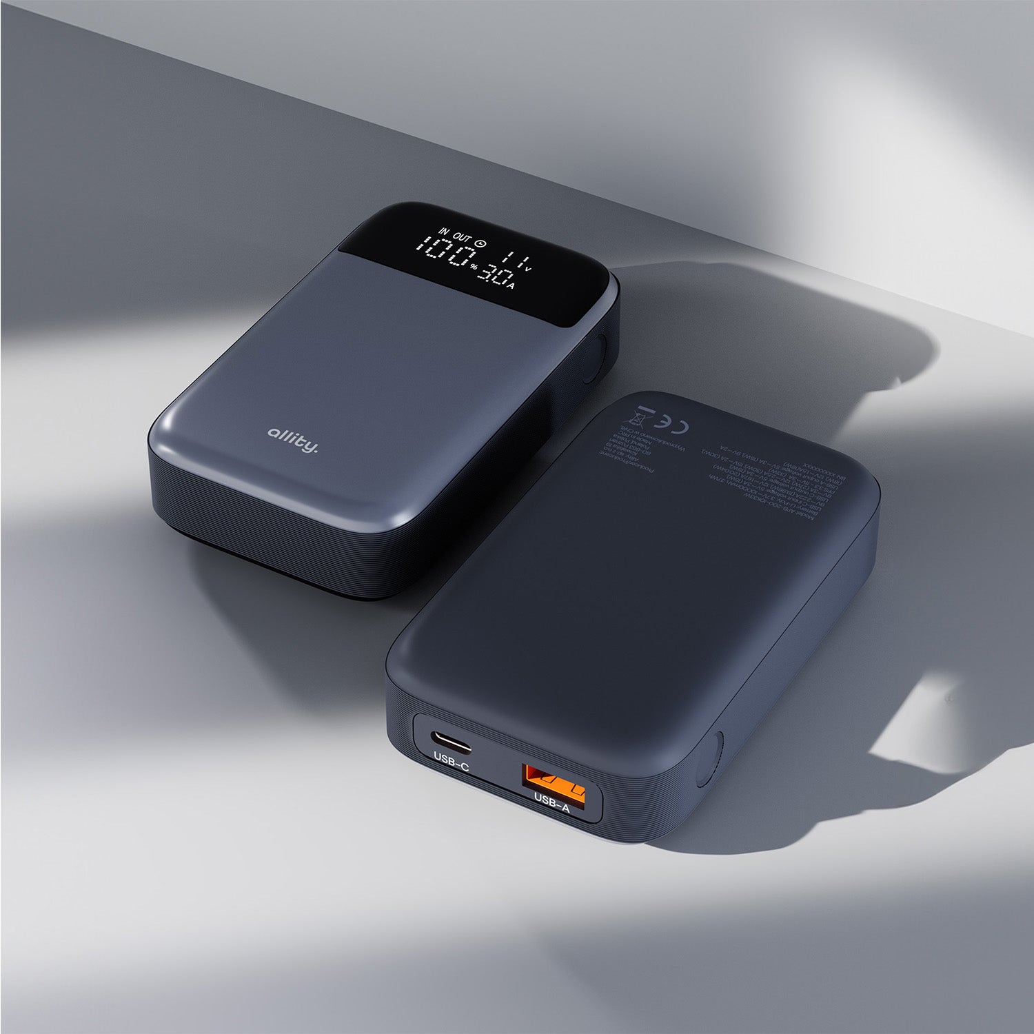 Allity power bank APB-200 PD QC 33W 10.000 mAh γκρι