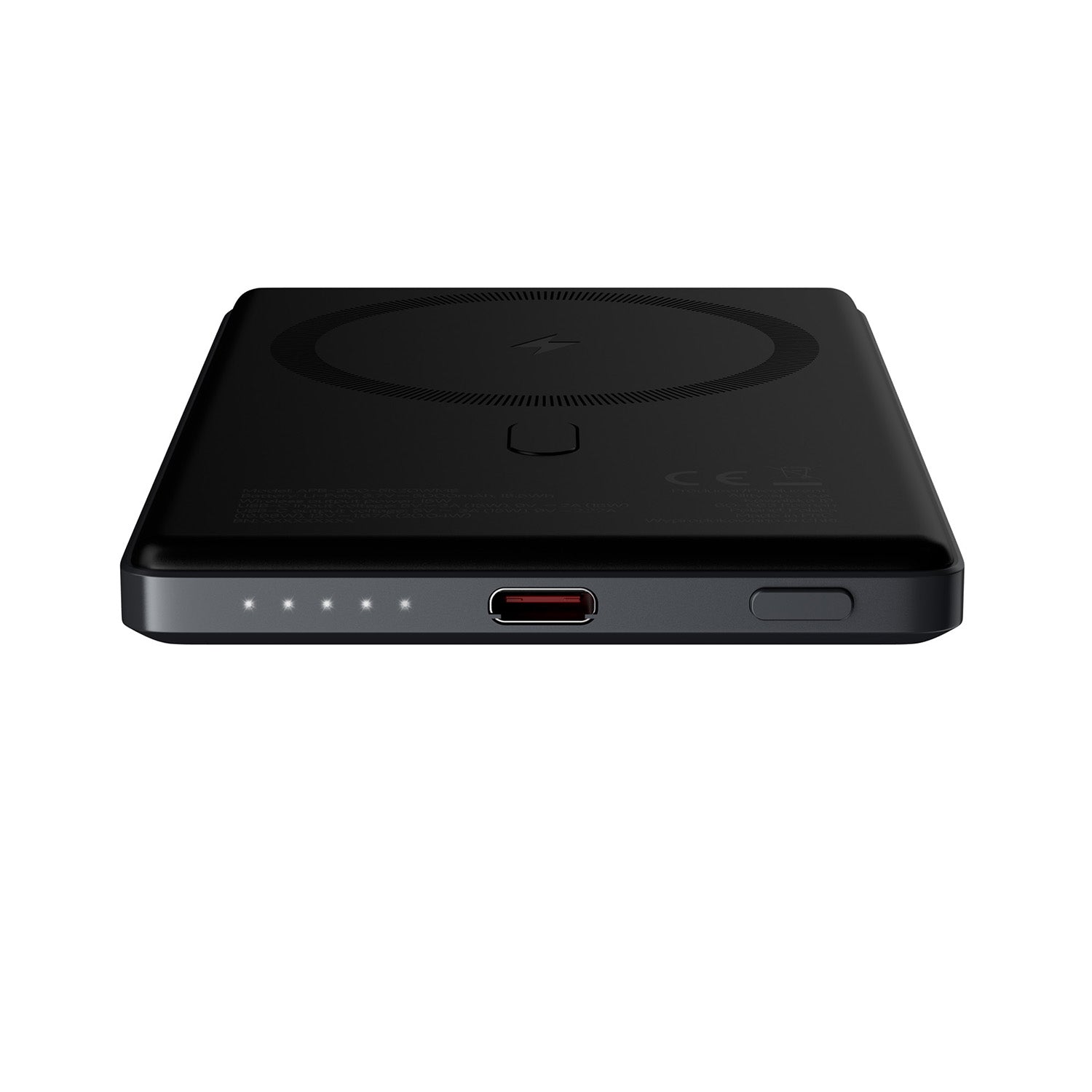 Allity ασύρματο power bank APB-300 PD QC 20W 5000 mAh μαγνητικό γκρι