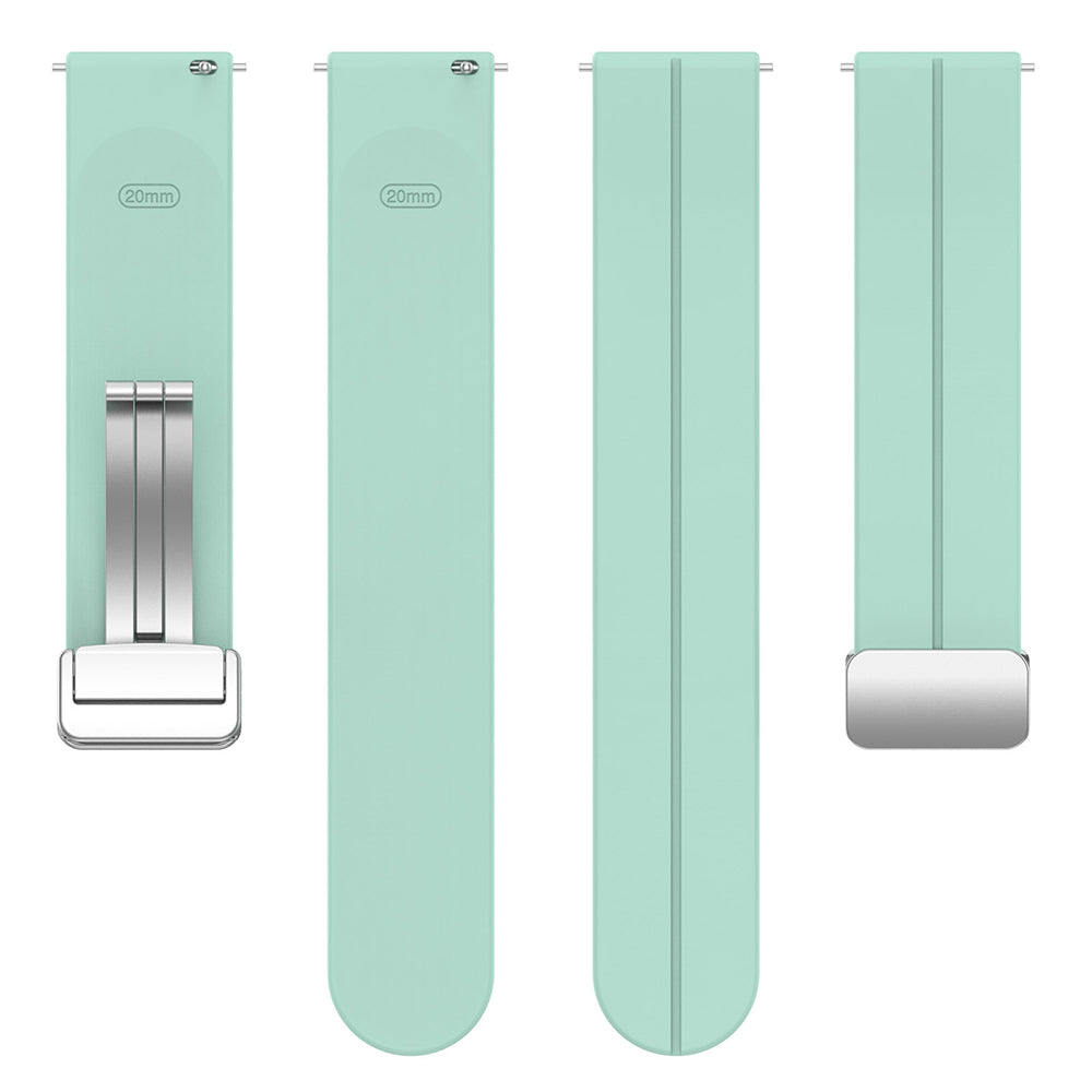 Techsuit - Watchband 20mm (W011) - Samsung Galaxy Watch 4/5/Active 2, Huawei Watch GT 3 (42mm)/GT 3 Pro (43mm) - Teal Green