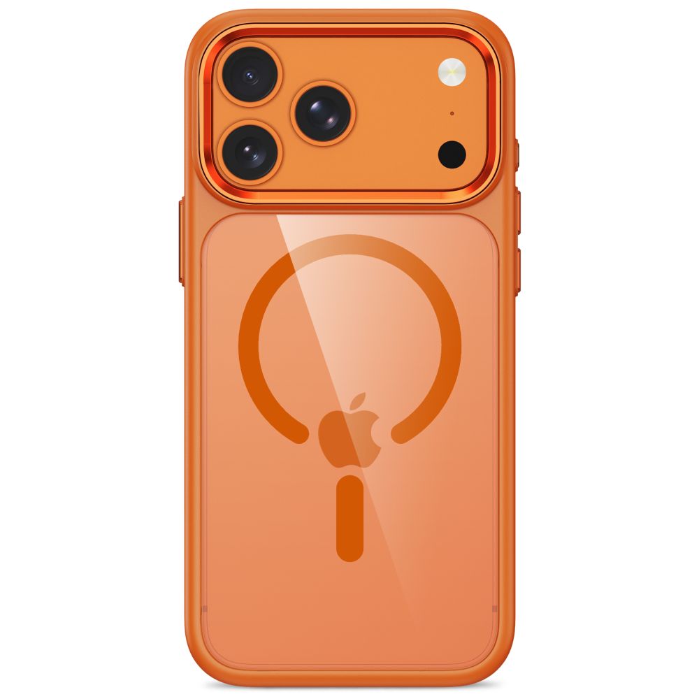 Θήκη Tech-Protect MAGMAT MagSafe CC iPhone 17 PRO MAX / 18 PRO MAX Cosmic Orange/Διάφανο - iPhone 17 Pro Max