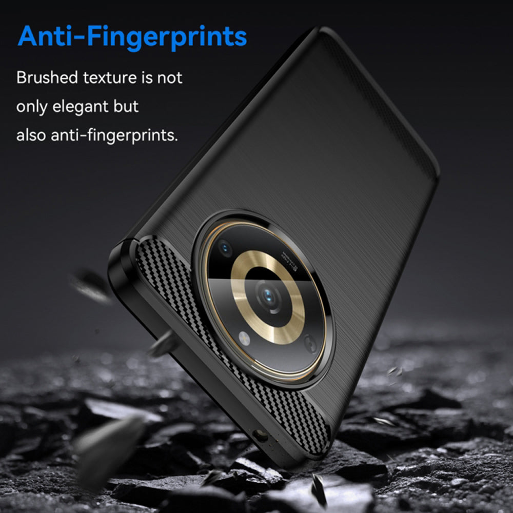 Techsuit - Carbon Silicone - Realme 11 - Black