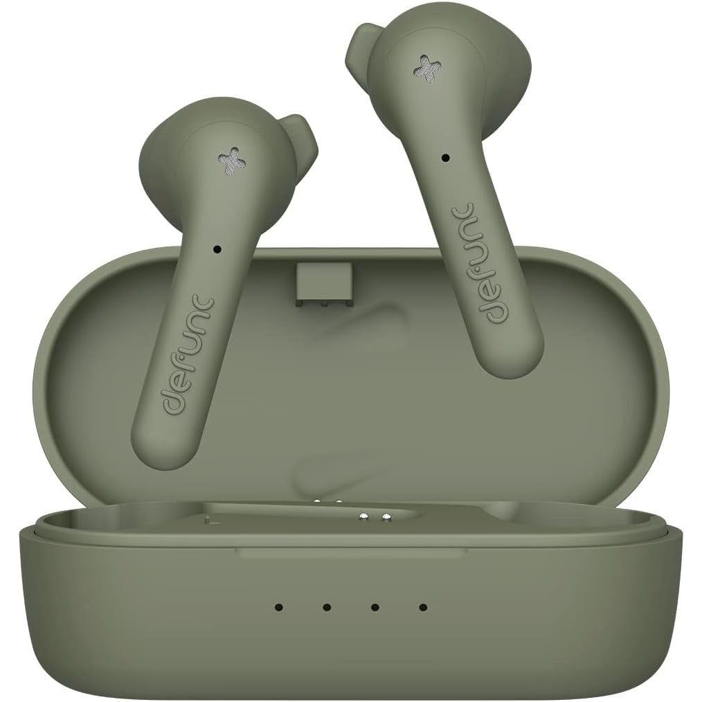 Defunc TRUE BASIC Bluetooth 5.2 Ασύρματα True Wireless Ακουστικά με θήκη (πράσινο) – PhoneBazaar