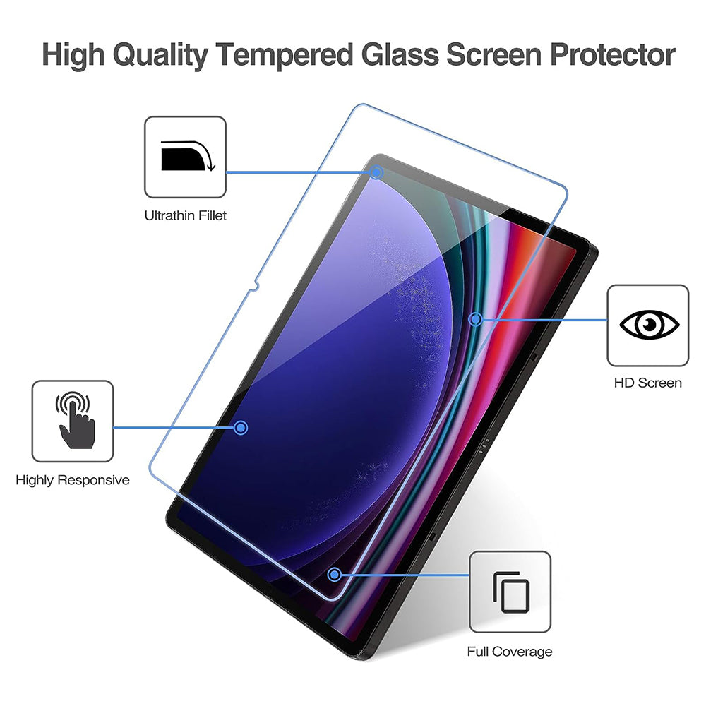 Lito - 2.5D Classic Glass - Galaxy Tab S9 / S9 FE - Clear