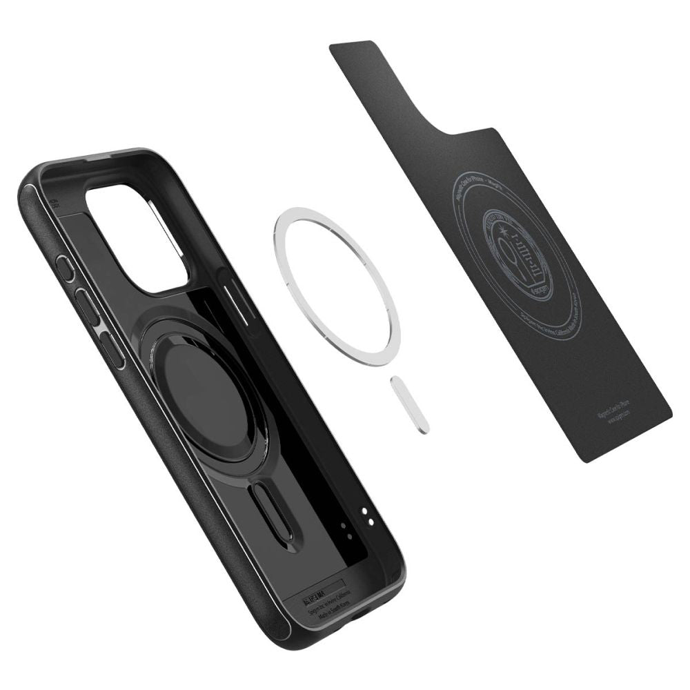 Spigen Liquid Air Back Cover Σιλικόνης Matte Black iPhone 17 - Γκρί