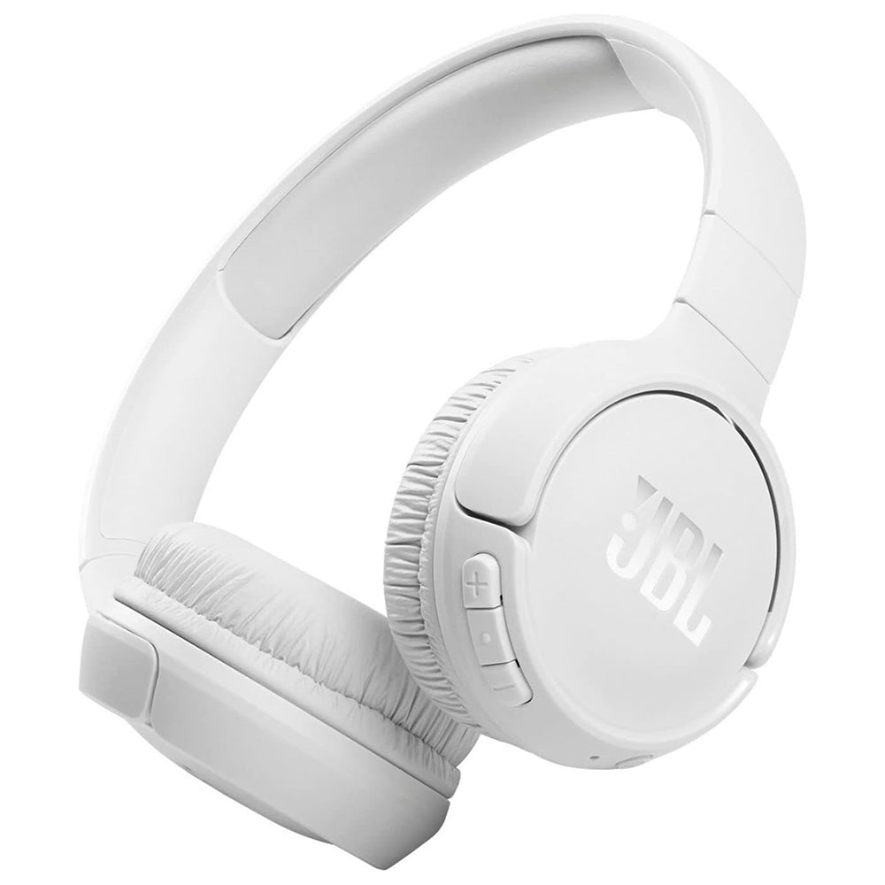 JBL - Wireless Headphones Tune 510 (JBLT510BTWHTEU) - Bluetooth 5.0, Pure Bass Sound, Microphone - White