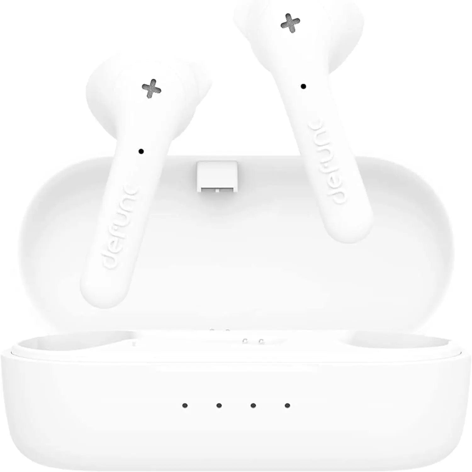 Defunc TRUE BASIC Bluetooth 5.2 Ασύρματα True Wireless Ακουστικά με θήκη (λευκό) – PhoneBazaar