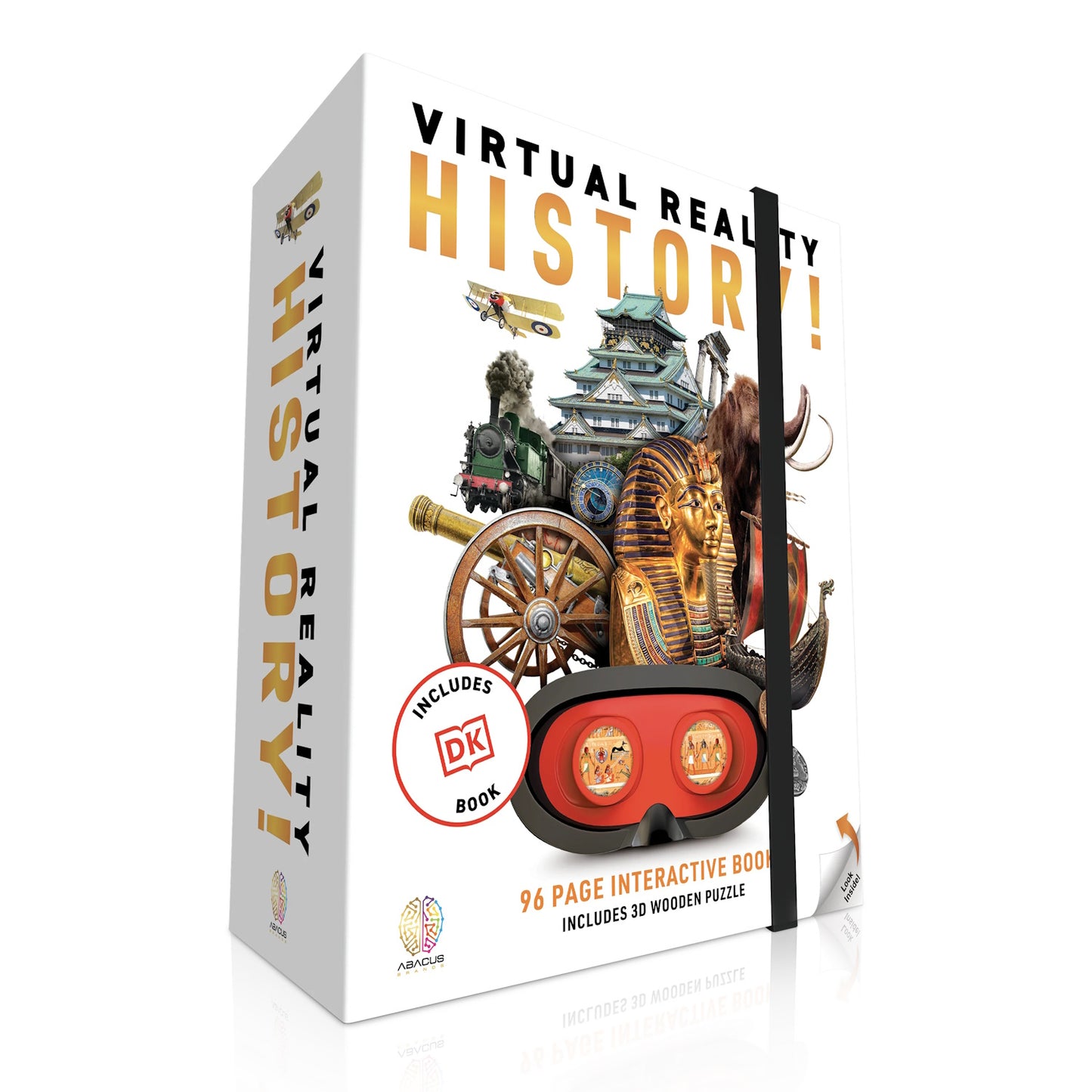 Abacus Brands Vr Giftbox History! Σετ Εικονικής Πραγματικότητας – Πολυτελές Σετ Δώρου Για Ηλικίες 8 Ετών Και Άνω – Περιλαμβάνει Γυαλιά Vr – Θήκη για κινητό από το PhoneBazaar.gr
