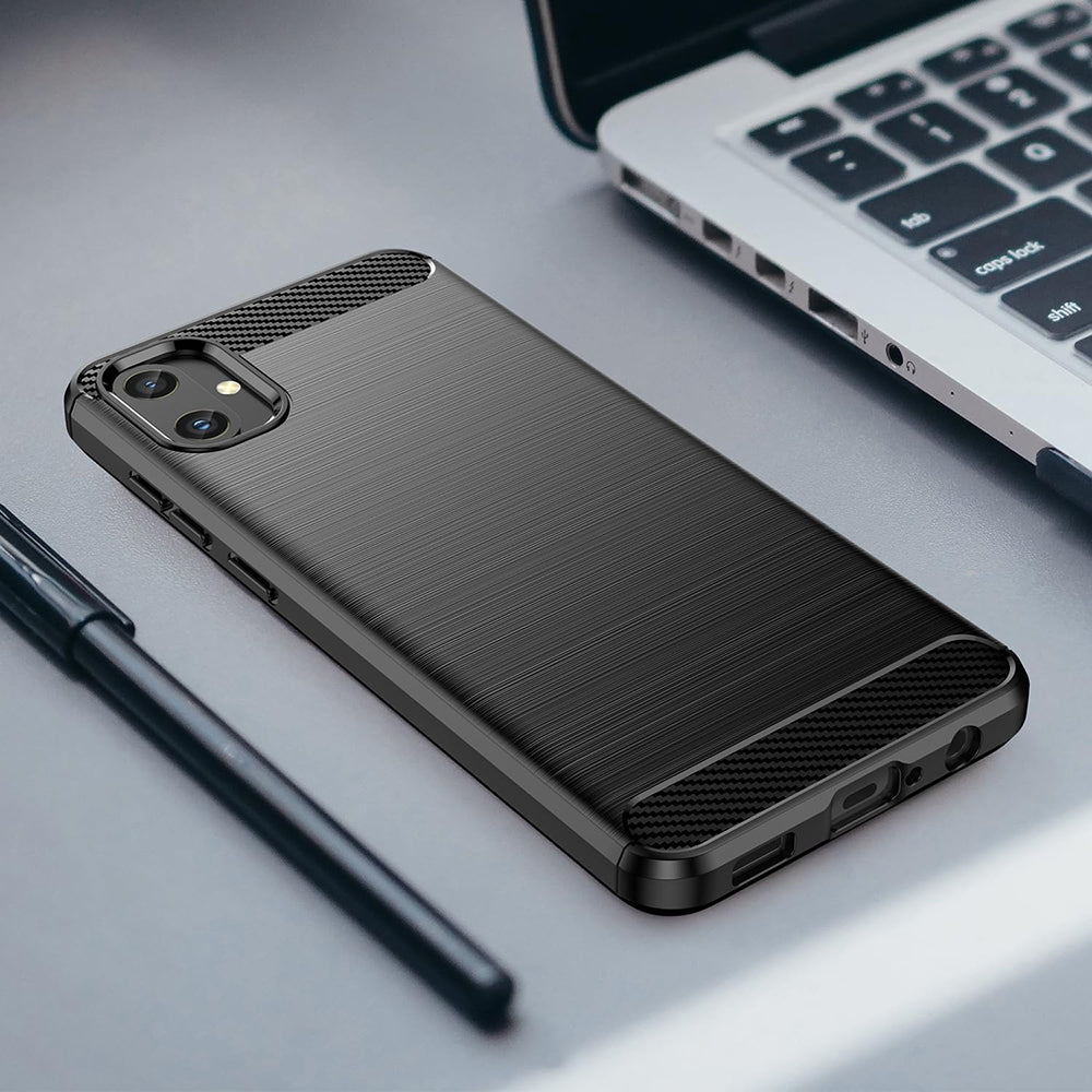 Techsuit - Carbon Silicone - Galaxy A05 - Black