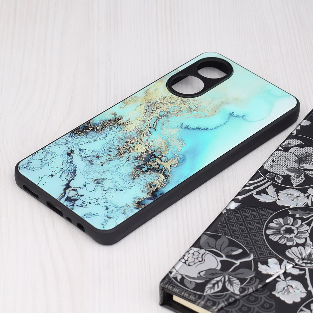 Techsuit - Glaze Series - Oppo A78 4G - Blue Ocean