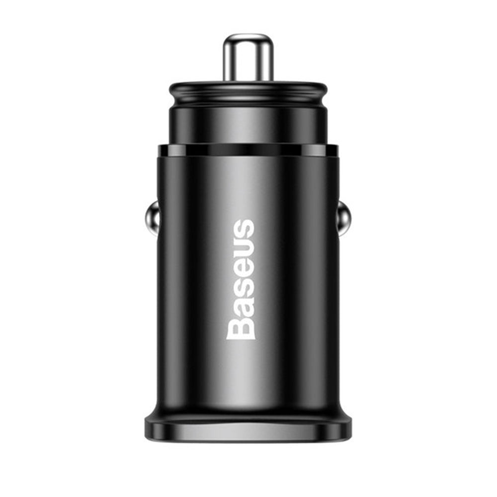 Baseus - Car Charger Square (CCALL-AS01) - USB Type-C, Quick Charge, 5A - Black