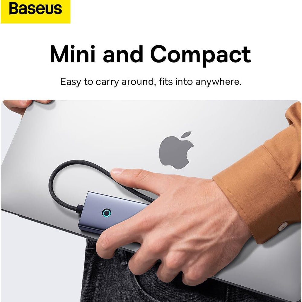 Baseus - Docking Station UltraJoy (B00052809813-00) - Type-C to HDMI, 4 x USB, 4K@30Hz - Space Grey