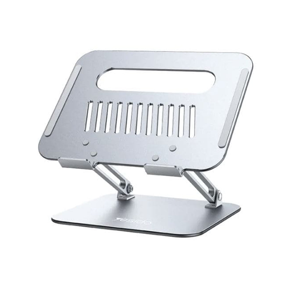 Yesido - Laptop Holder (LP05) - Foldable, Aluminum Alloy, for Devices 10 - 17 inch - Silver