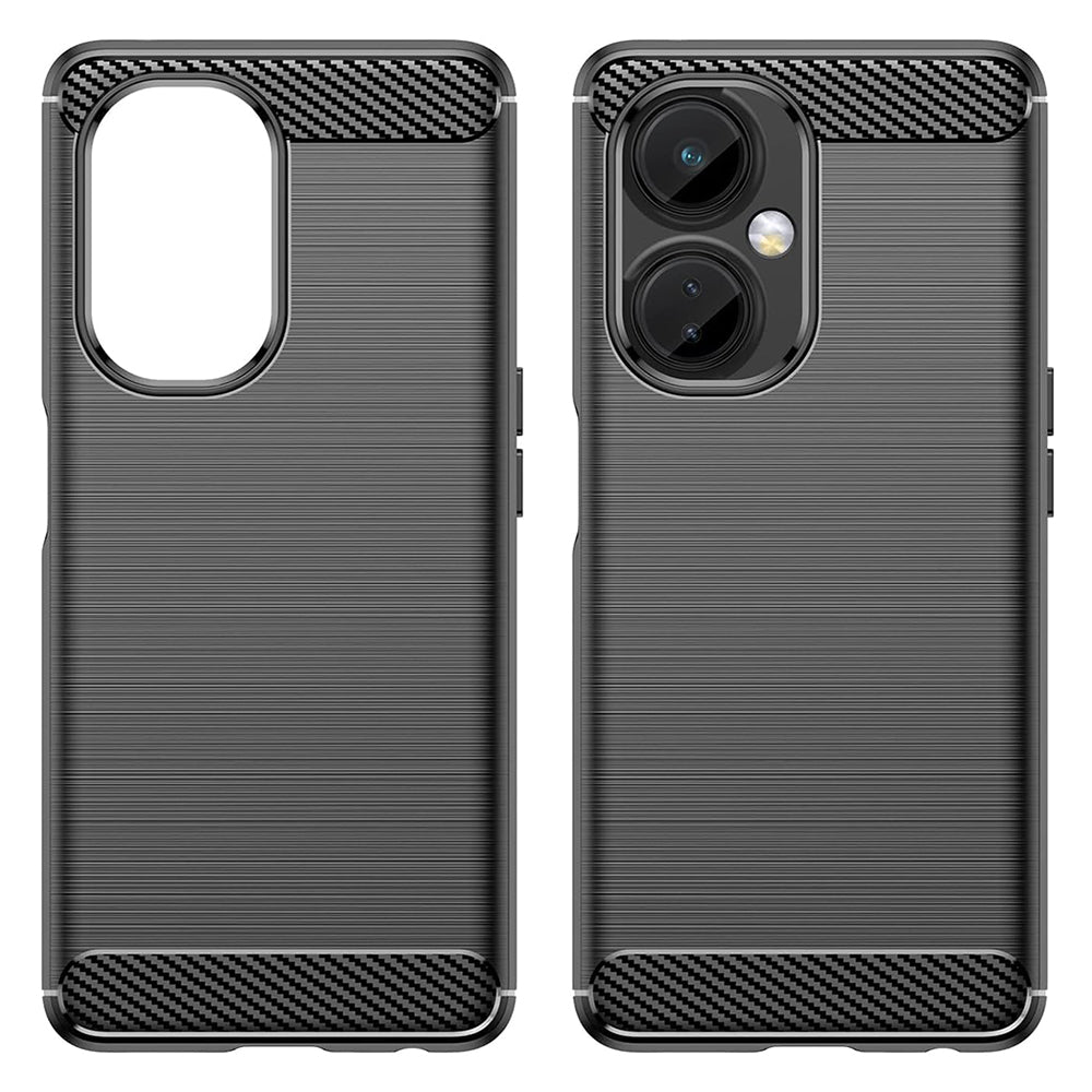 Techsuit - Carbon Silicone - OnePlus Nord CE 3 Lite - Black
