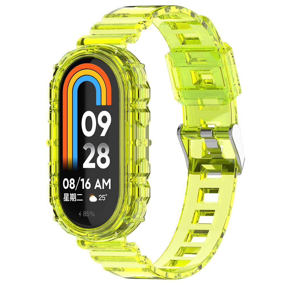 Techsuit - Watchband (W017) - Xiaomi Mi Band 8 / 8 NFC - Yellow