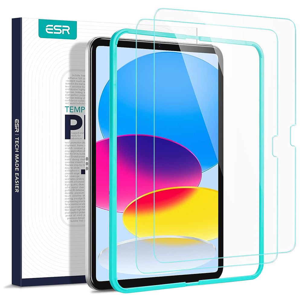 ESR - Tempered Glass 9H (2 pack) - iPad 10 (2022) 10.9 / 11 (2025) - Clear
