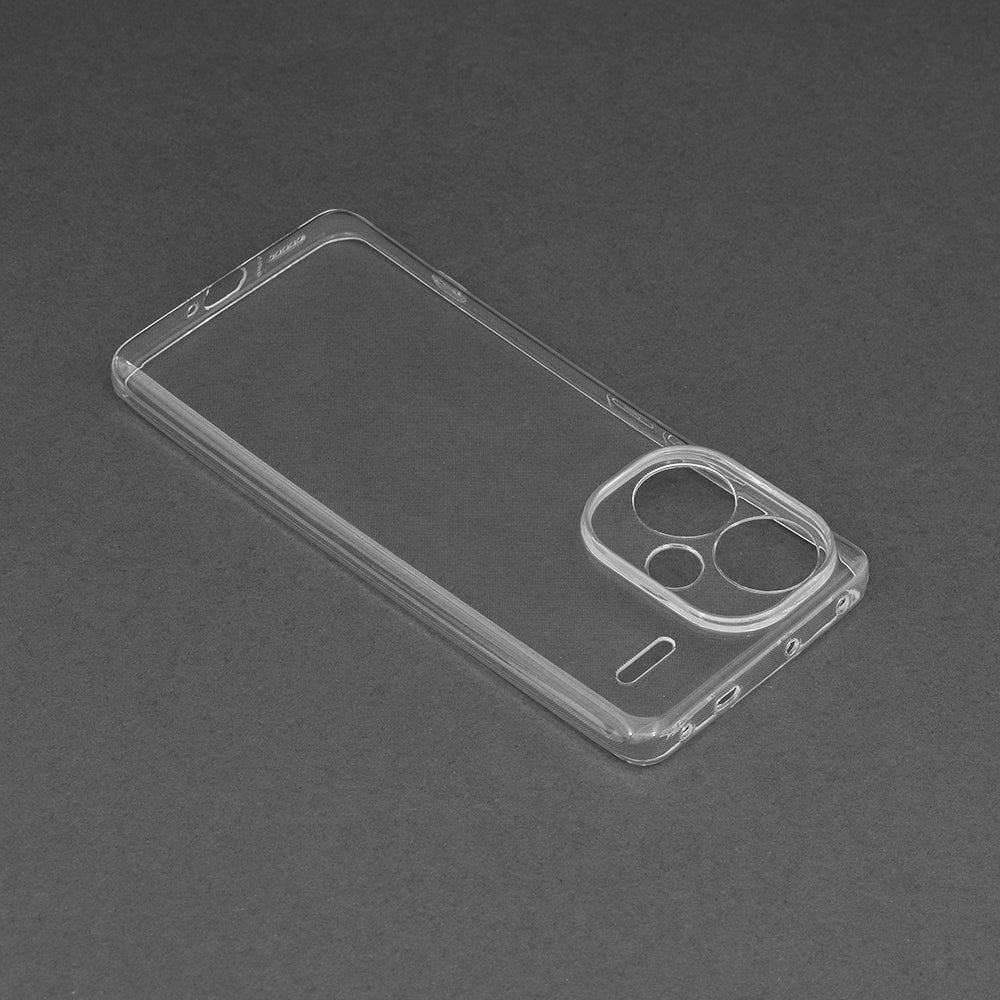 Techsuit - Clear Silicone - Xiaomi Redmi Note 13 Pro+ 5G - Transparent
