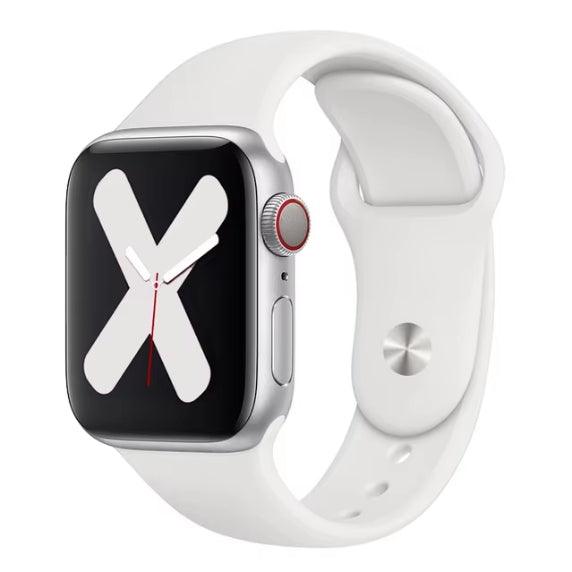 Λουράκι Σιλικόνης (Apple Watch 42/44/45/49Mm) - Άσπρο – Θήκη για κινητό από το PhoneBazaar.gr