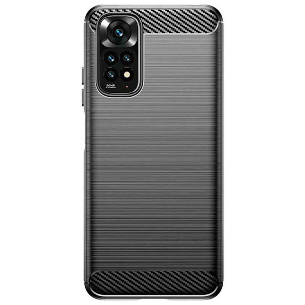 Techsuit - Carbon Silicone - Xiaomi Redmi Note 11 Pro 4G / Note 11 Pro 5G / Note 12 Pro 4G - Black