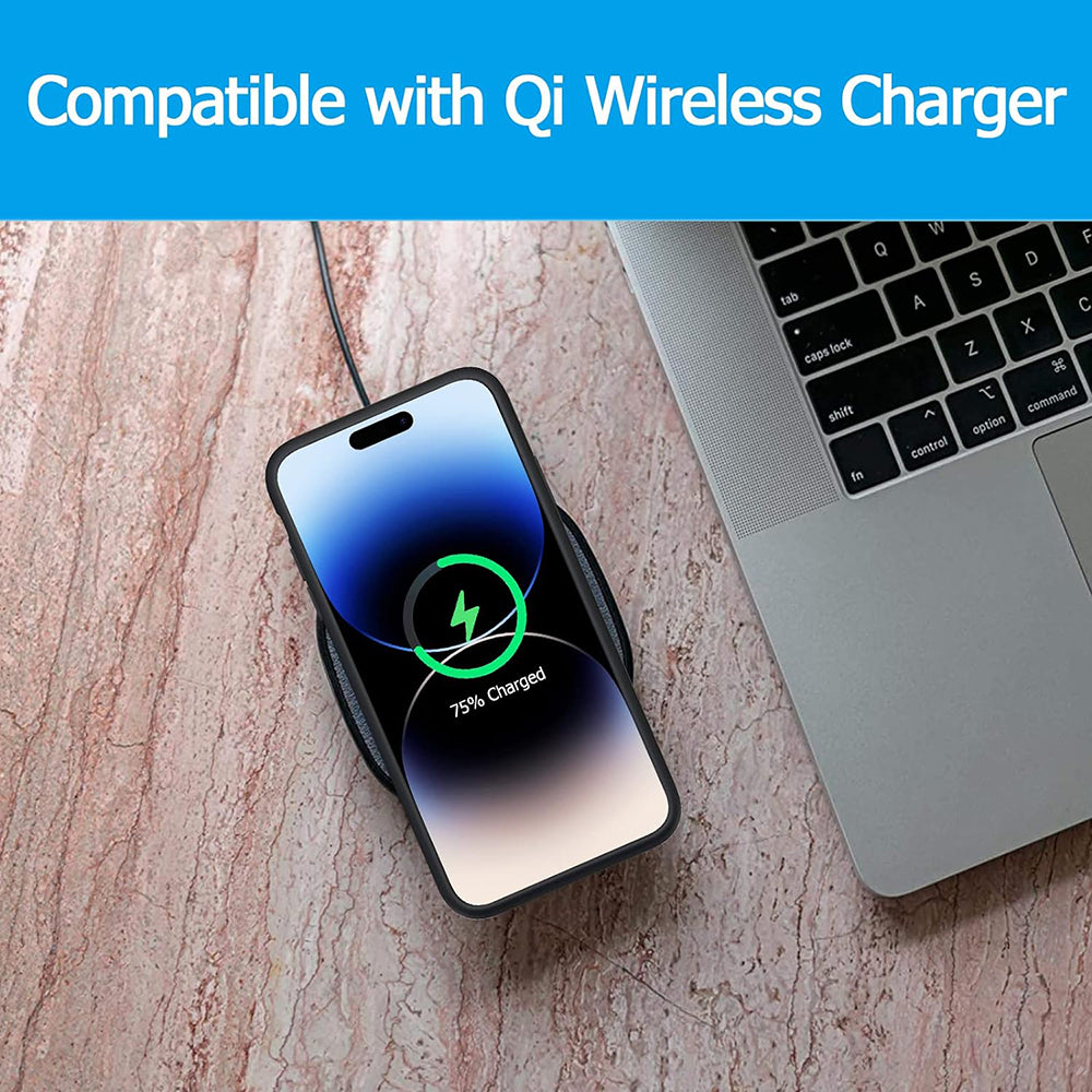 Techsuit - Power Pro MagSafe Battery Case - iPhone 15 - 7000mAh - Black