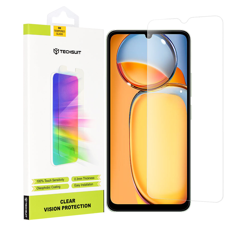Techsuit - Clear Vision Glass - Xiaomi Redmi 13C 4G / Redmi 13C 5G / Poco C65 - Transparent