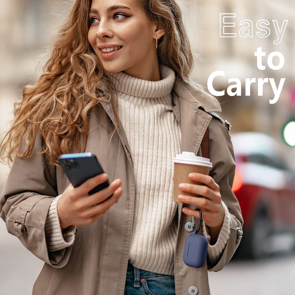 Techsuit - Silicone Case - for AirPods Pro 1 / 2, Smooth Ultrathin Material - Dark Green