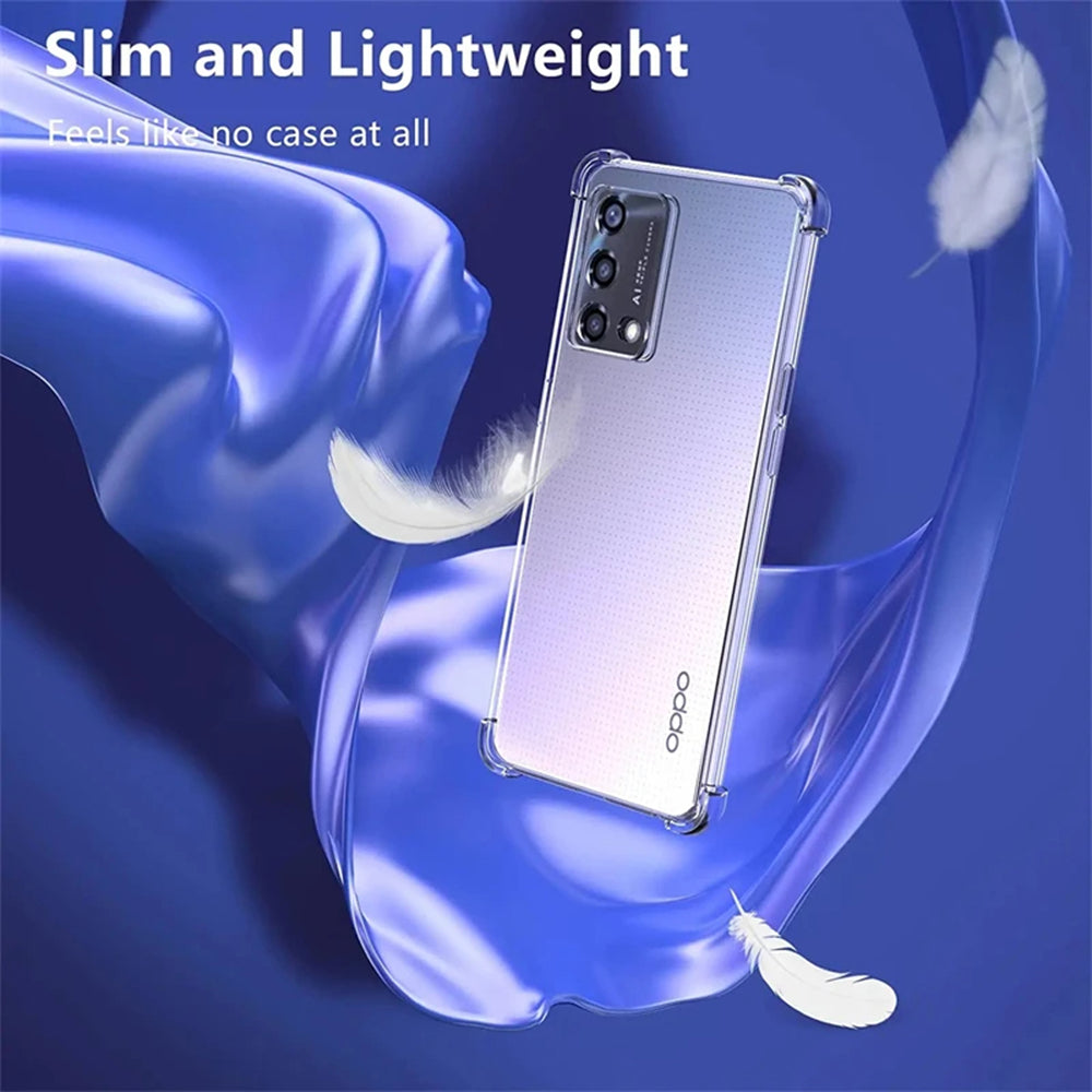 Techsuit - Shockproof Clear Silicone - Oppo Reno10 / Reno10 Pro - Clear