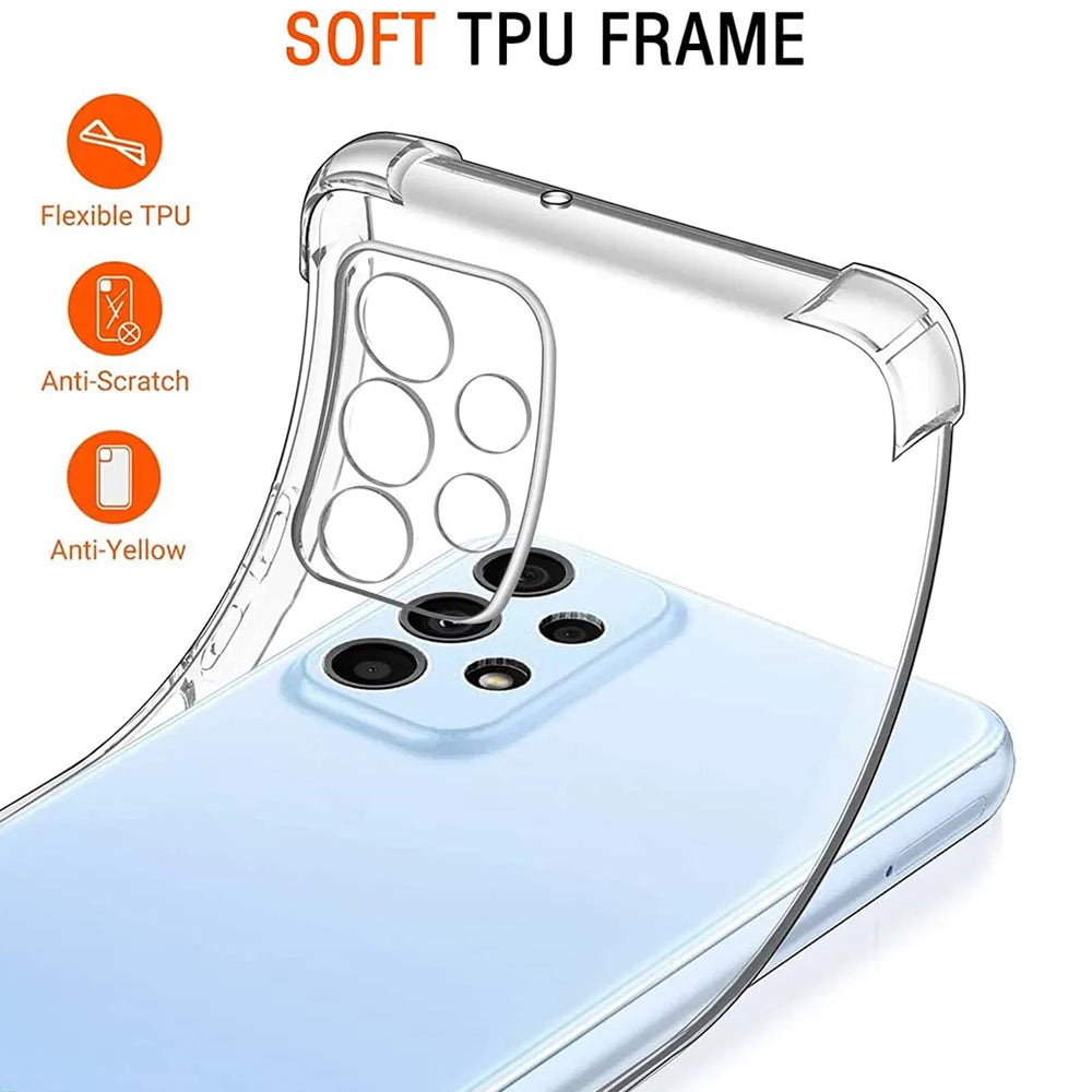 Techsuit - Shockproof Clear Silicone - Galaxy A23 4G / A23 5G - Clear