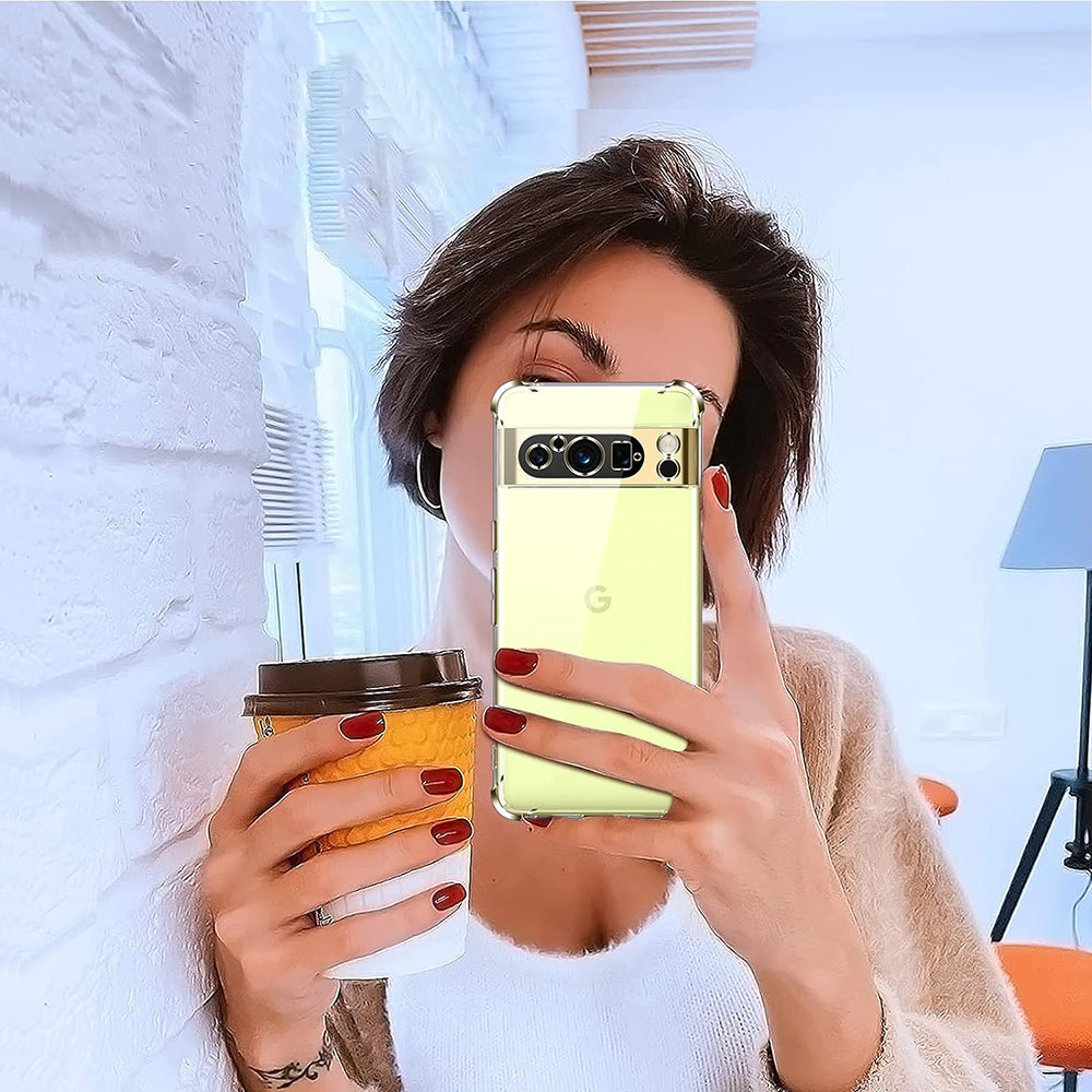 Techsuit - Shockproof Clear Silicone - Google Pixel 8 Pro - Clear