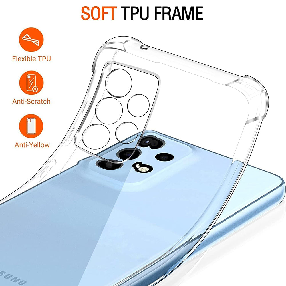 Techsuit - Shockproof Clear Silicone - Galaxy A33 5G - Clear