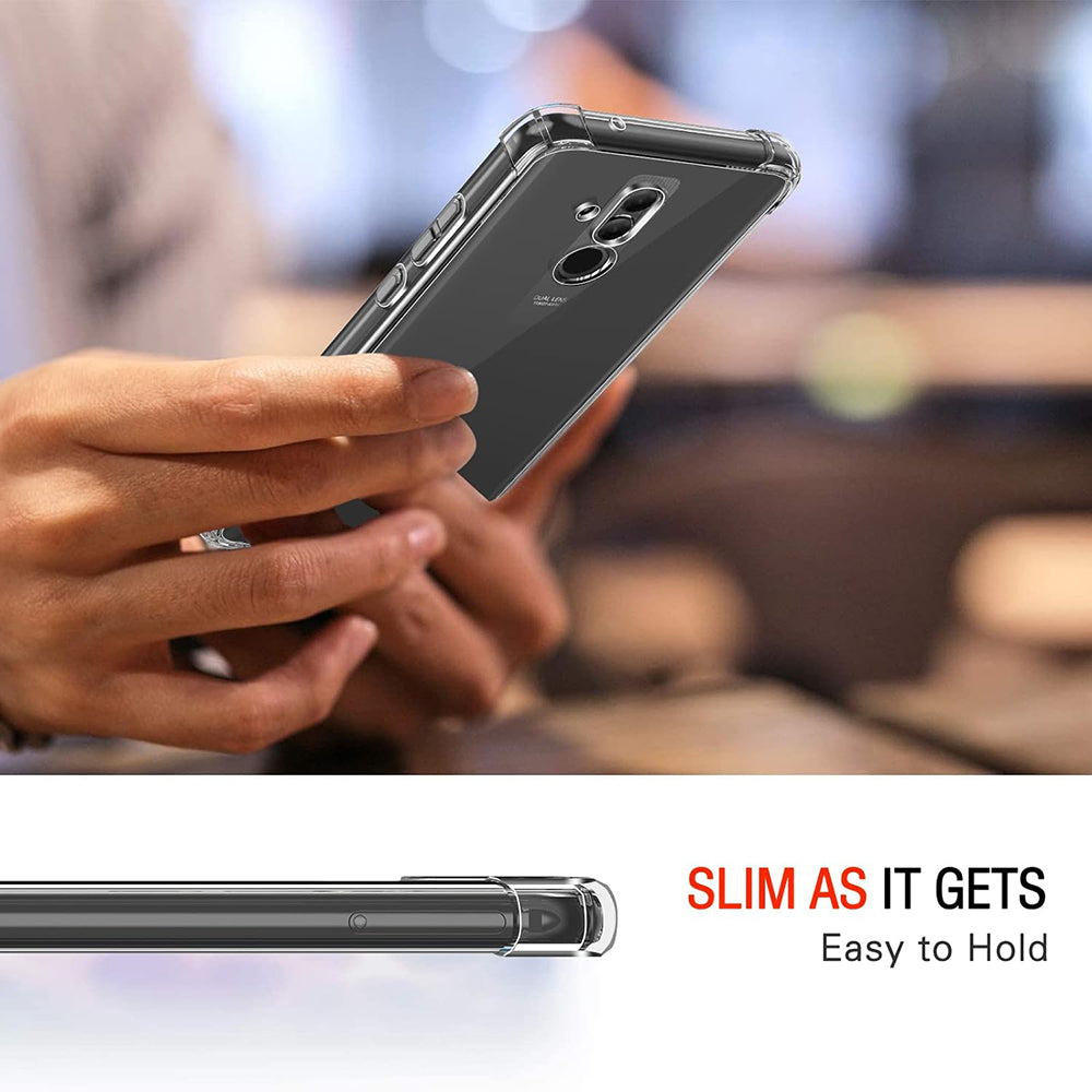 Techsuit - Shockproof Clear Silicone - Huawei Mate 20 Lite - Clear