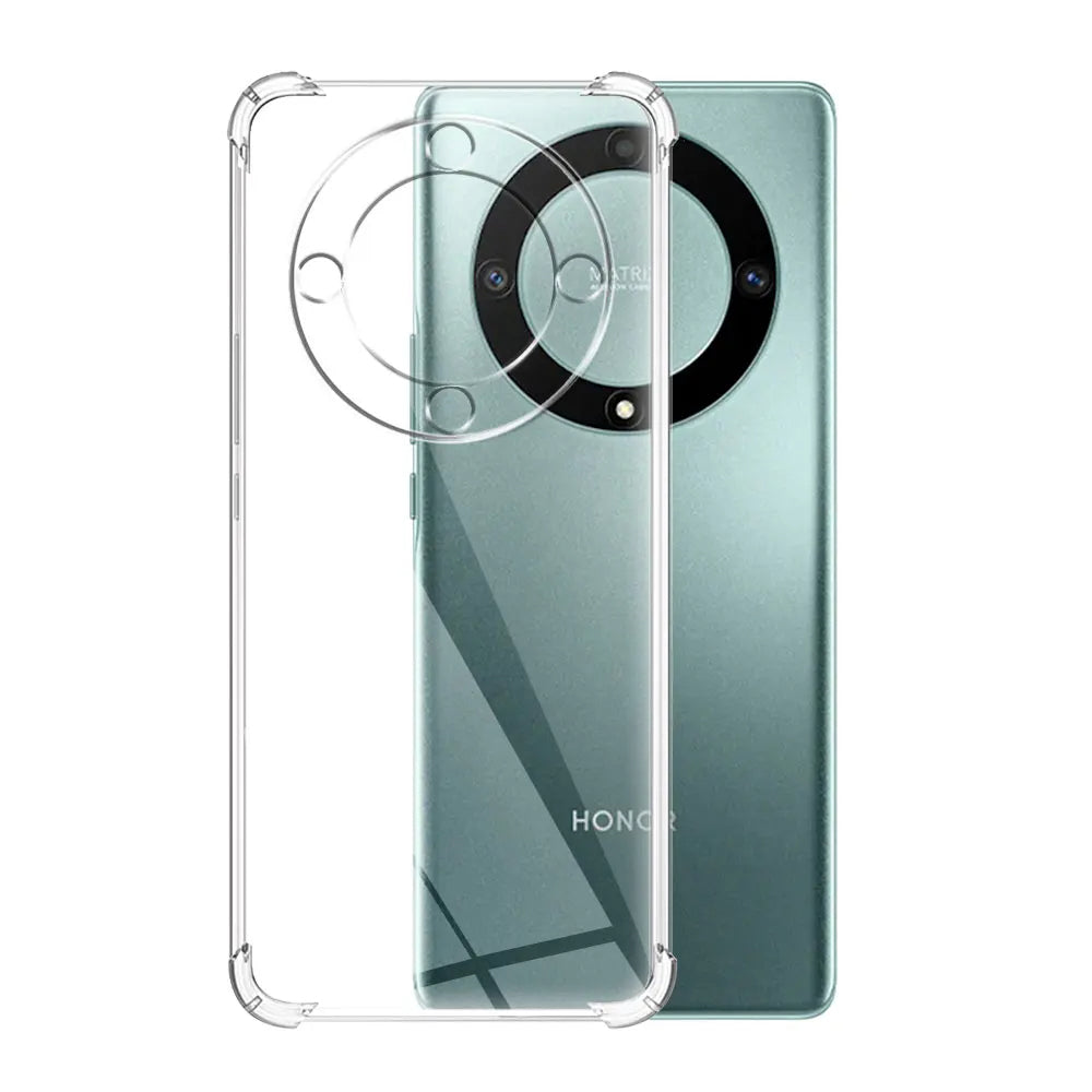 Techsuit - Shockproof Clear Silicone - Honor X9a - Clear