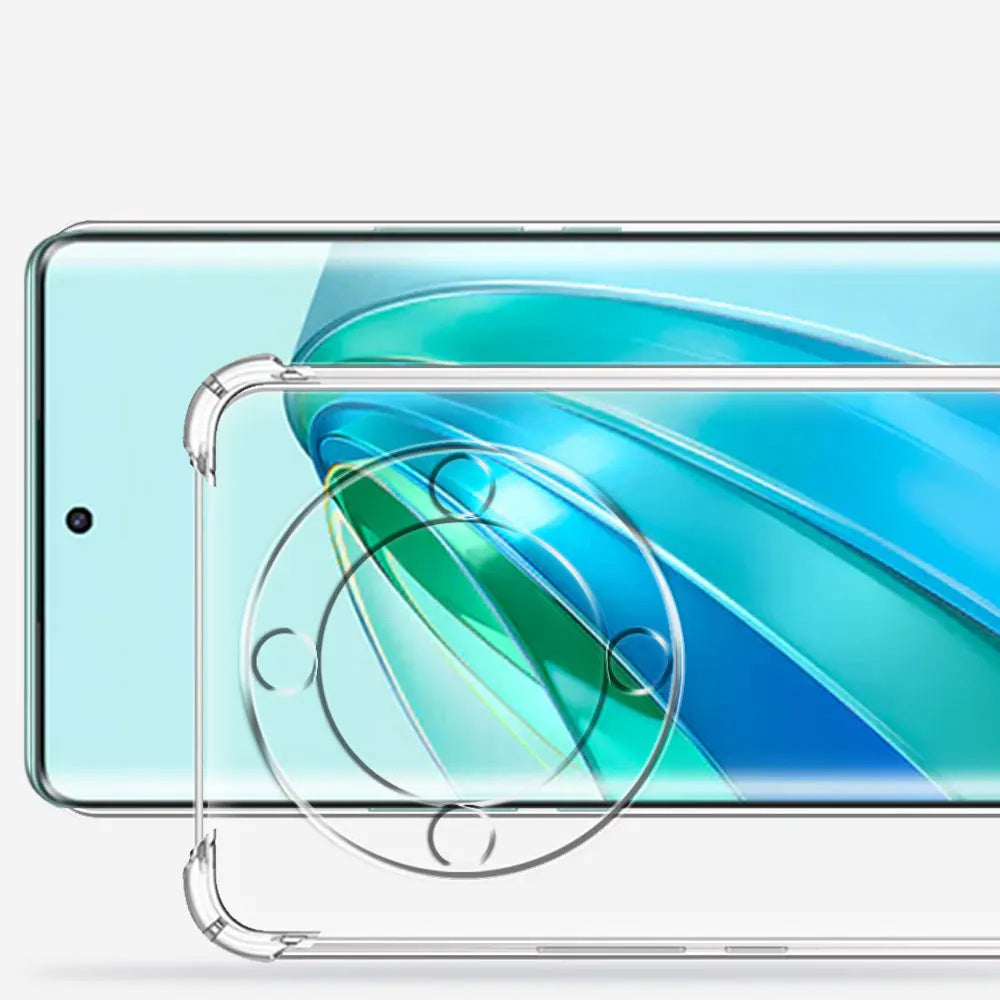 Techsuit - Shockproof Clear Silicone - Honor X9a - Clear