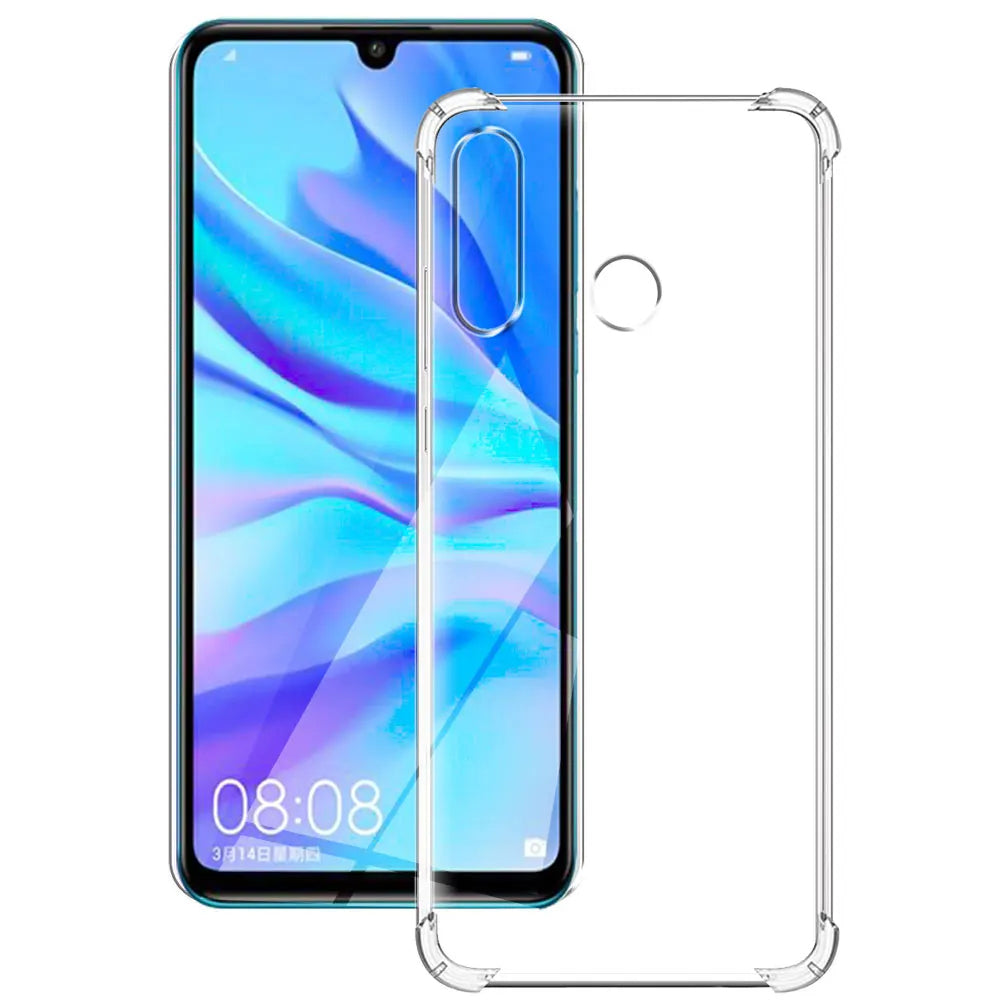Techsuit - Shockproof Clear Silicone - Huawei P30 Lite / P30 Lite New Edition - Clear