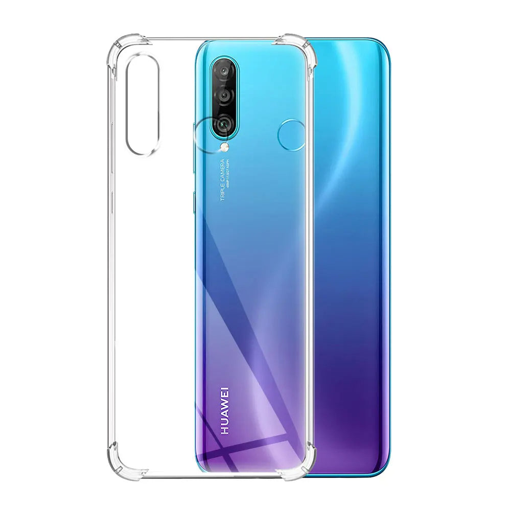 Techsuit - Shockproof Clear Silicone - Huawei P30 Lite / P30 Lite New Edition - Clear