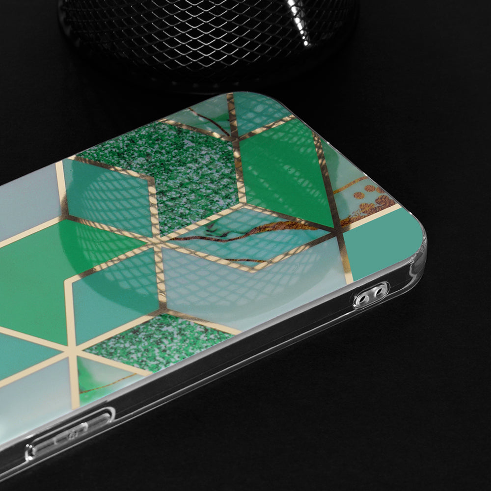 Techsuit - Marble Series - Xiaomi Redmi Note 13 4G - Green Hex