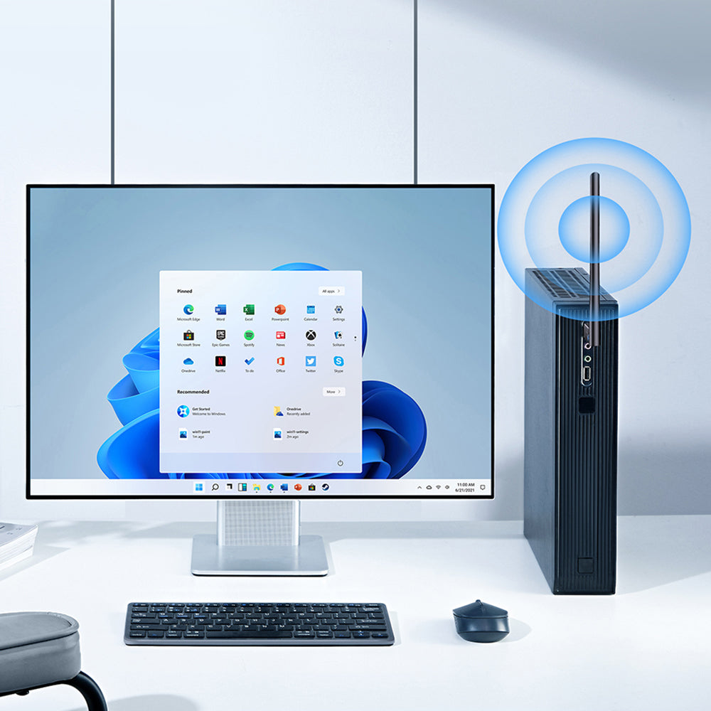 Baseus - Router Wi-Fi FastJoy BS-OH173 (B01317600111-02) - Adapter, 650Mbps, 2.4G/5GHz USB Network - Black