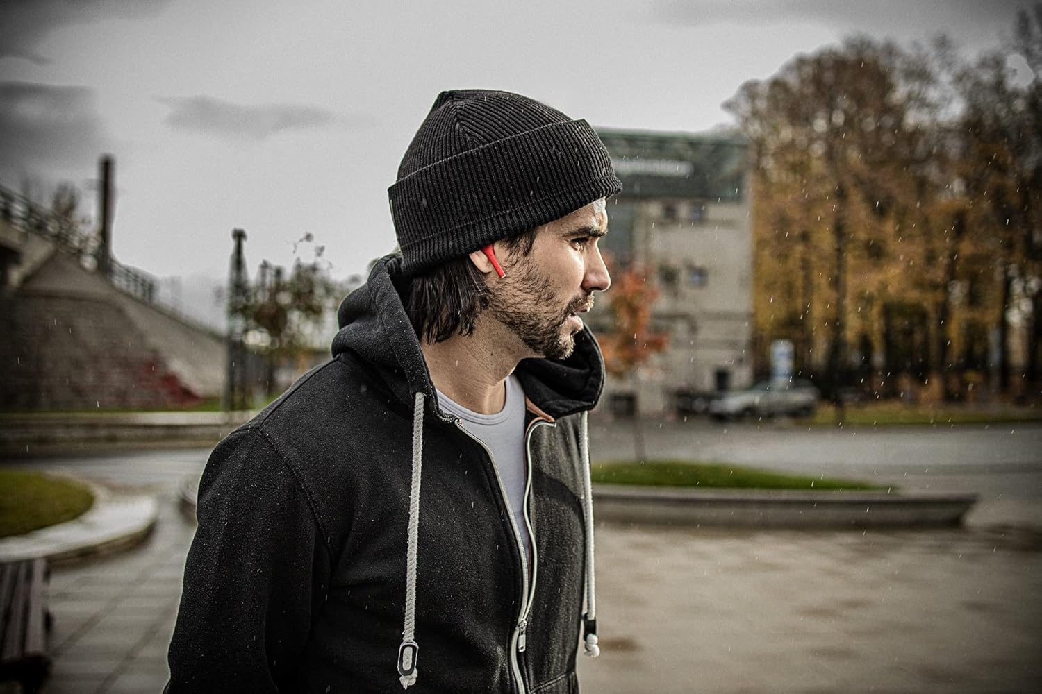 Defunc TRUE SPORT Bluetooth 5.2 Ασύρματα Αθλητικά True Wireless Ακουστικά με θήκη (κόκκινο)