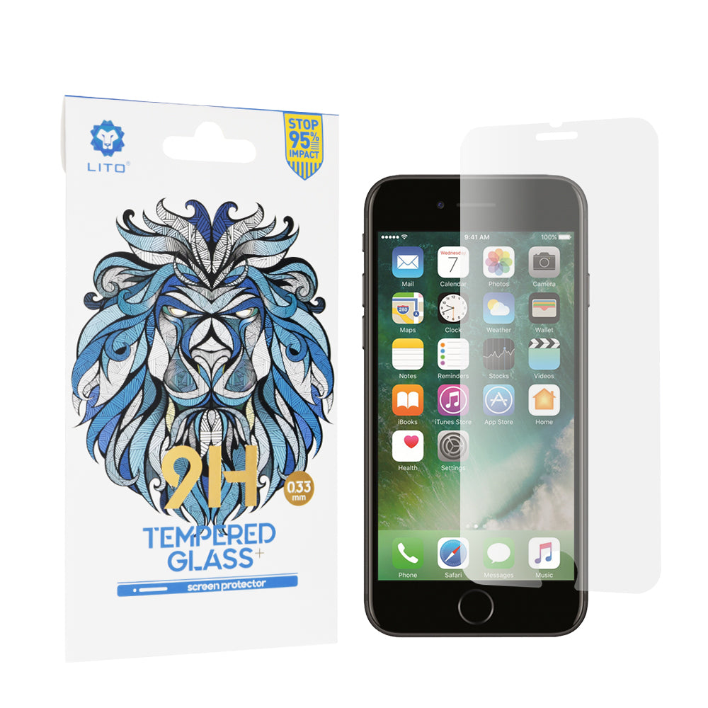 Lito - 2.5D Classic Glass - iPhone 6 / 6s / 7 / 8 / SE 2, SE 2020 / SE 3, SE 2022 - Clear