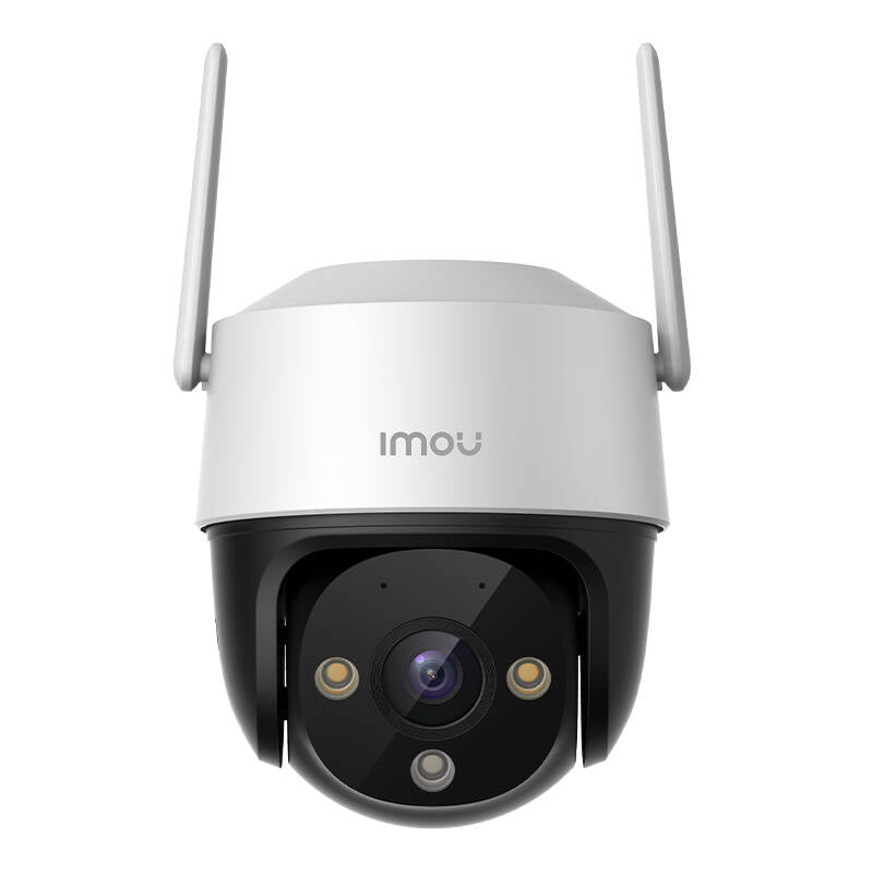 Imou - 360° Outdoor Wi-Fi Camera Cruiser SE+ (IPC-S41FEP) - 4MP, 16x Zoom, IP66, PTZ, Color Night Mode, Phone Alert - White