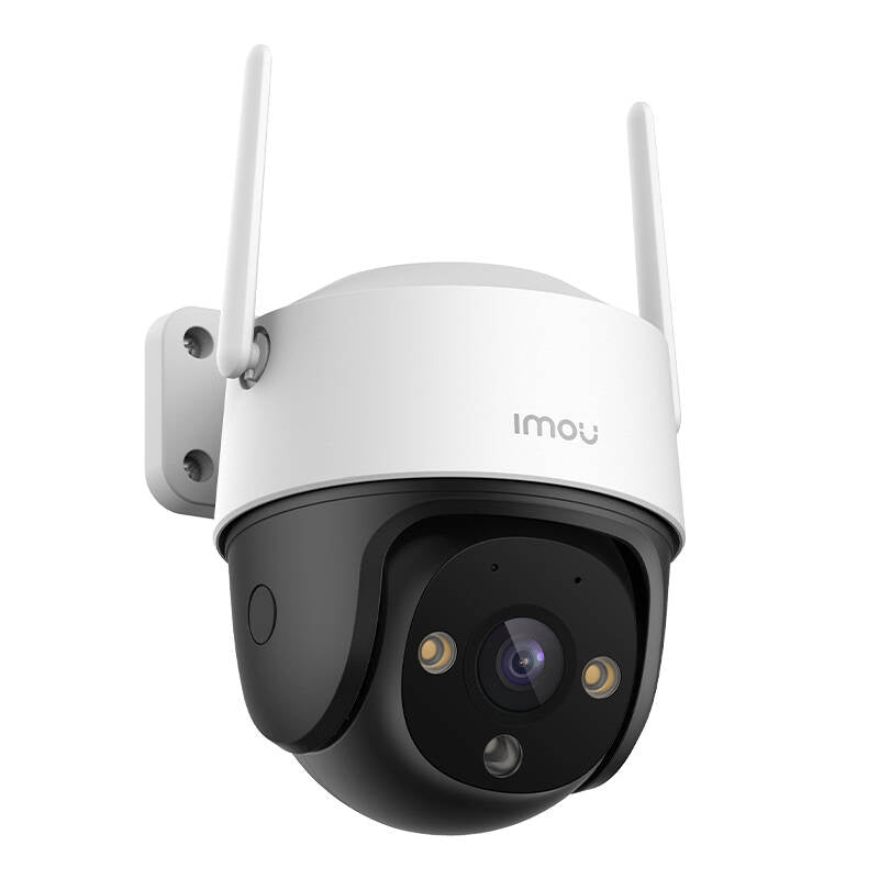 Imou - 360° Outdoor Wi-Fi Camera Cruiser SE+ (IPC-S41FEP) - 4MP, 16x Zoom, IP66, PTZ, Color Night Mode, Phone Alert - White