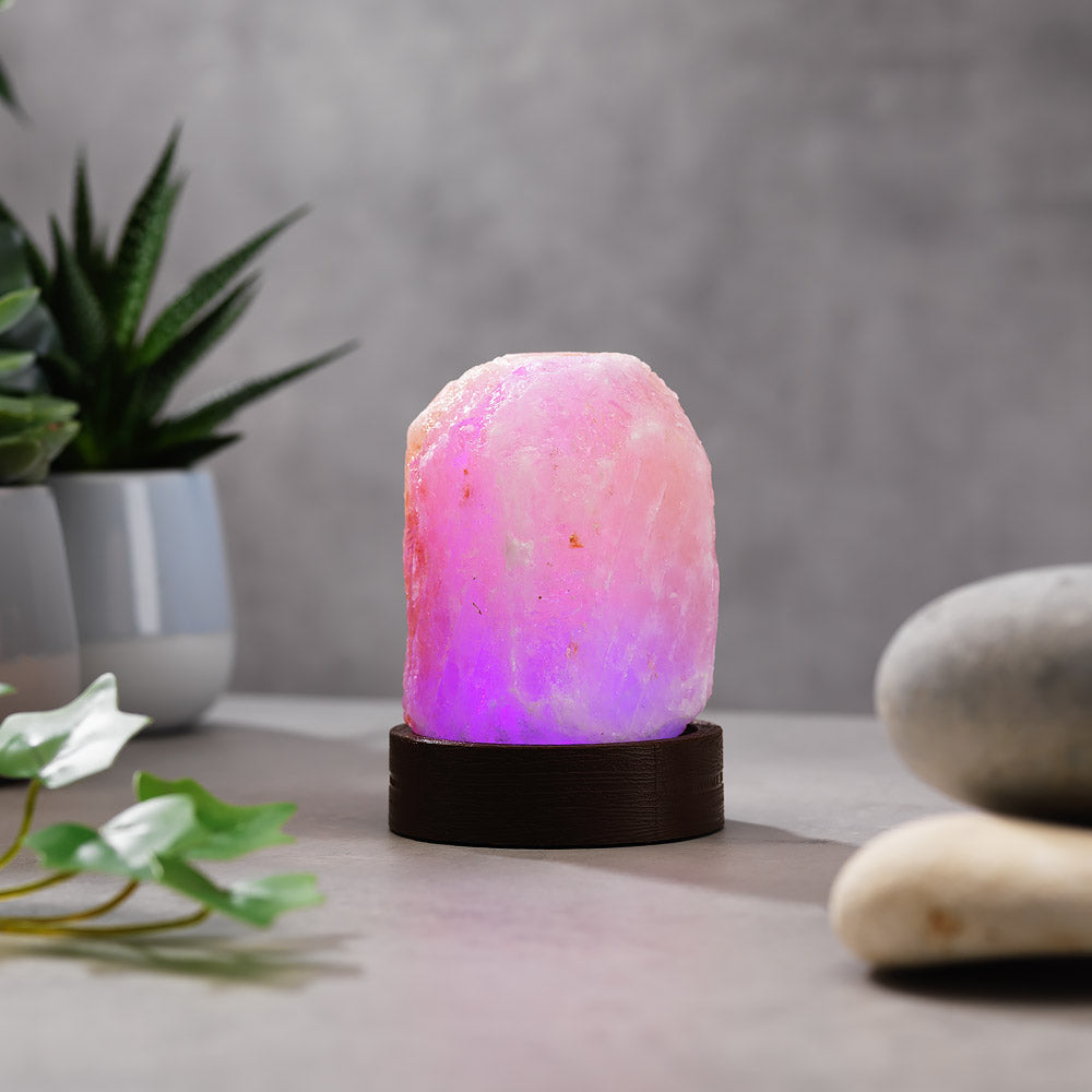 The Source Mini Himalayan Salt Lamp – Μίνι Λάμπα από Αλάτι Ιμαλαΐων για φυσικό ατμοσφαιρικό φωτισμό