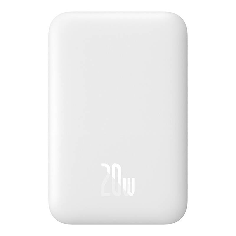 Baseus - Power Bank Magnetic Mini Air (P10059002223-00) - USB-C, MagSafe, 6000mAh, 20W - White