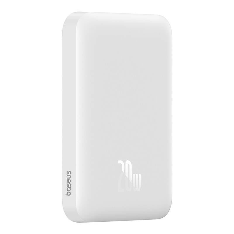 Baseus - Power Bank Magnetic Mini Air (P10059002223-00) - USB-C, MagSafe, 6000mAh, 20W - White