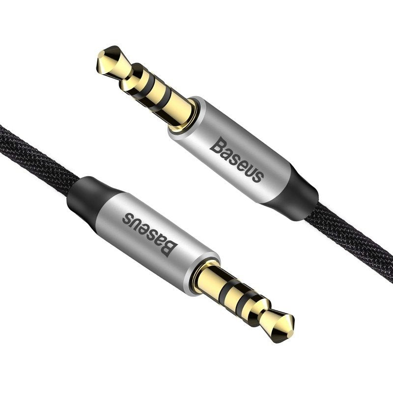 Baseus - Audio Cable (CAM30-CS1) - Jack to Jack, 1.5m - Black
