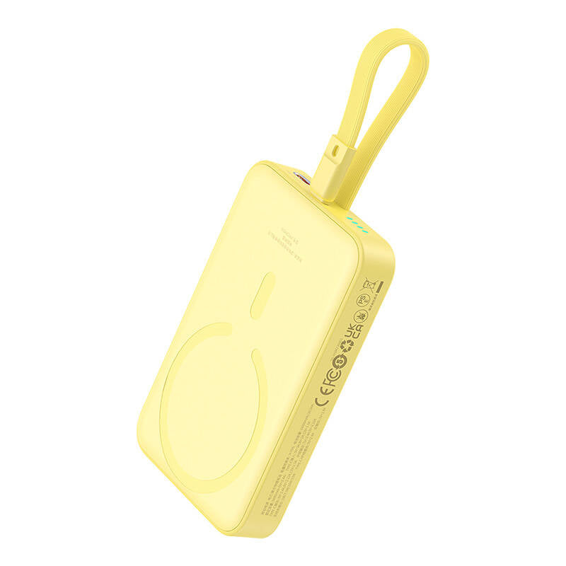 Baseus - Power Bank Magnetic Mini (P10022109Y23-00) - MagSafe, USB-C, 10000mAh, 20W - Yellow