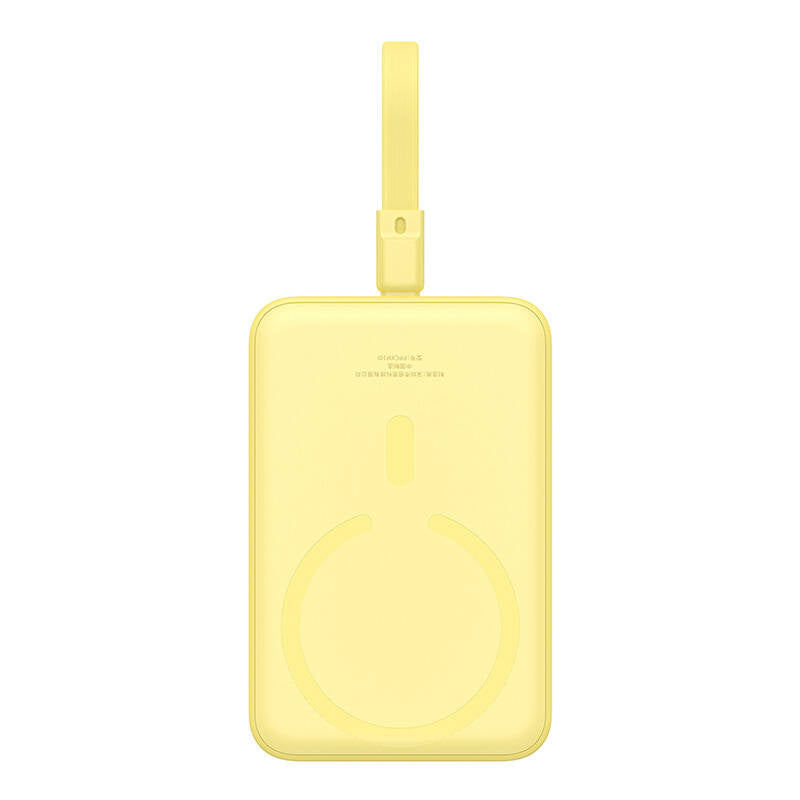 Baseus - Power Bank Magnetic Mini (P10022109Y23-00) - MagSafe, USB-C, 10000mAh, 20W - Yellow