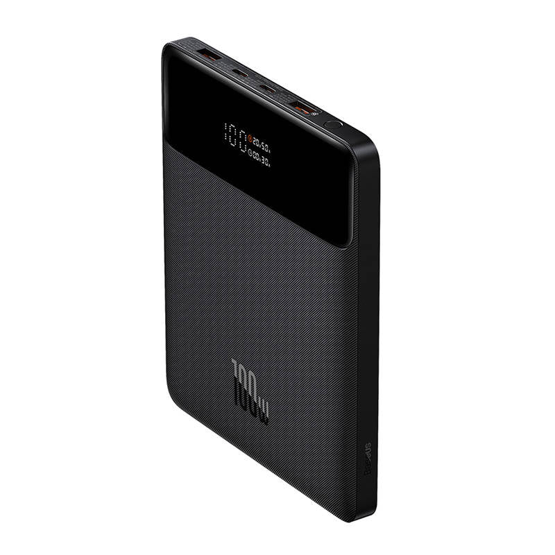 Baseus - Power Bank Blade (PPBL000201) - 2xUSB, 2xUSB-C, 20000mAh, with Cable USB-C, 100W - Black
