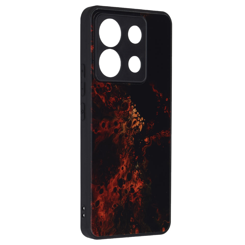 Techsuit - Glaze Series - Xiaomi Redmi Note 13 Pro 5G / Poco X6 - Red Nebula
