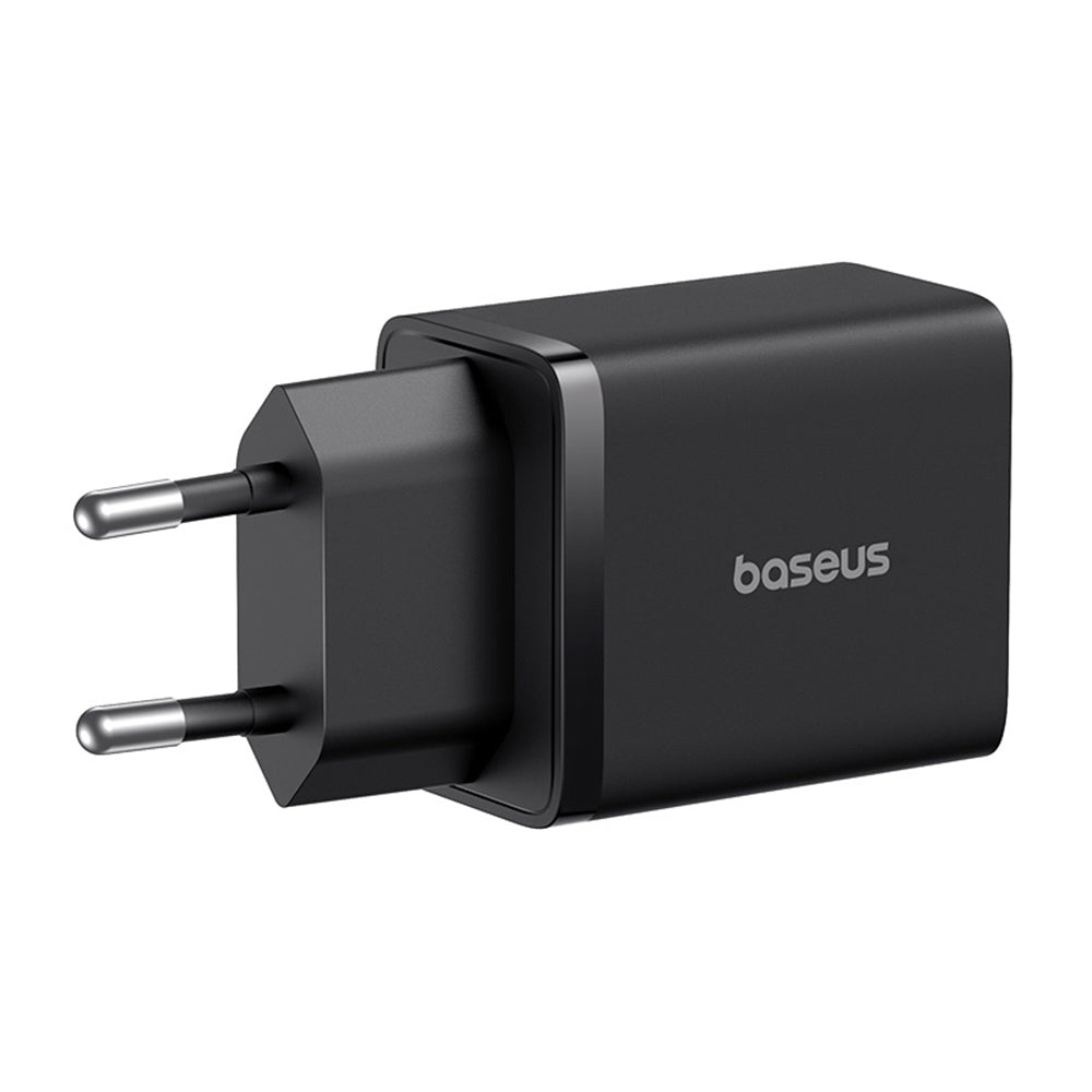 Baseus - Wall Charger (P10111404113-00) - USB, Type-C, Fast Charge 30W - Cluster Black