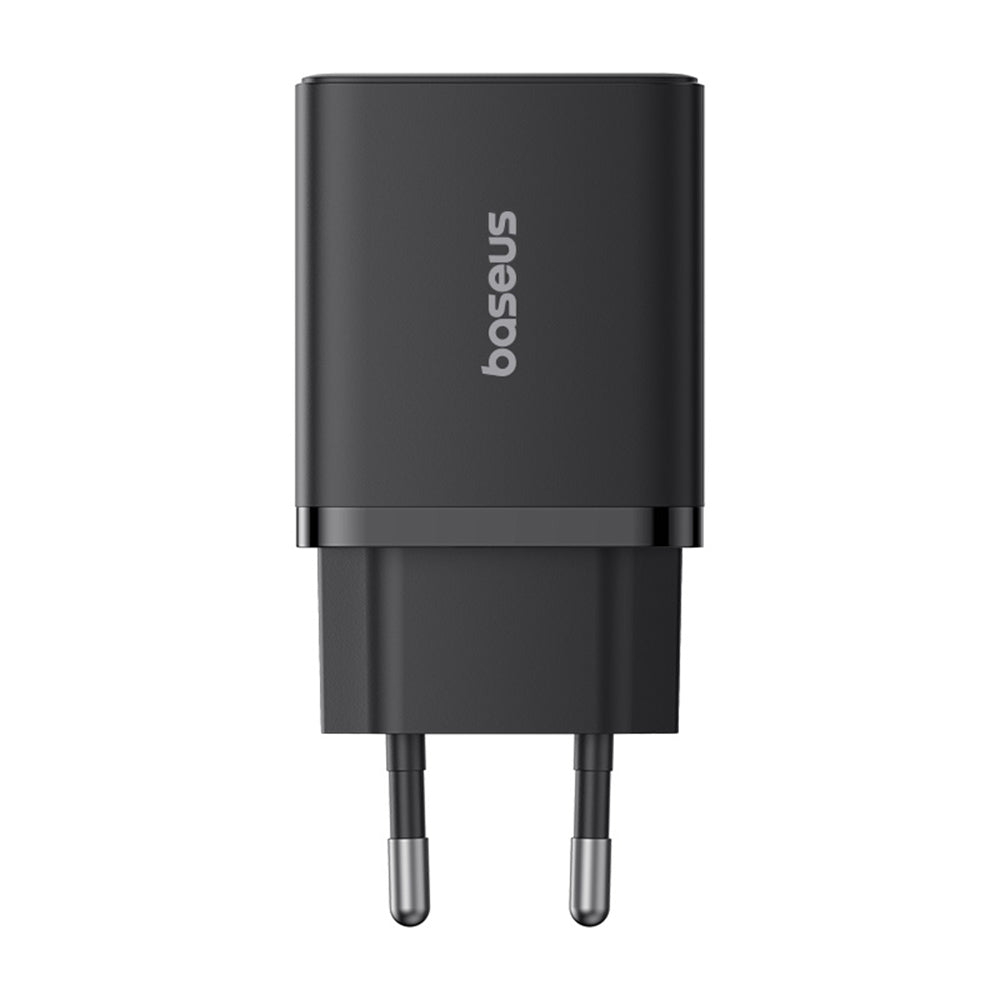 Baseus - Wall Charger (P10111404113-00) - USB, Type-C, Fast Charge 30W - Cluster Black